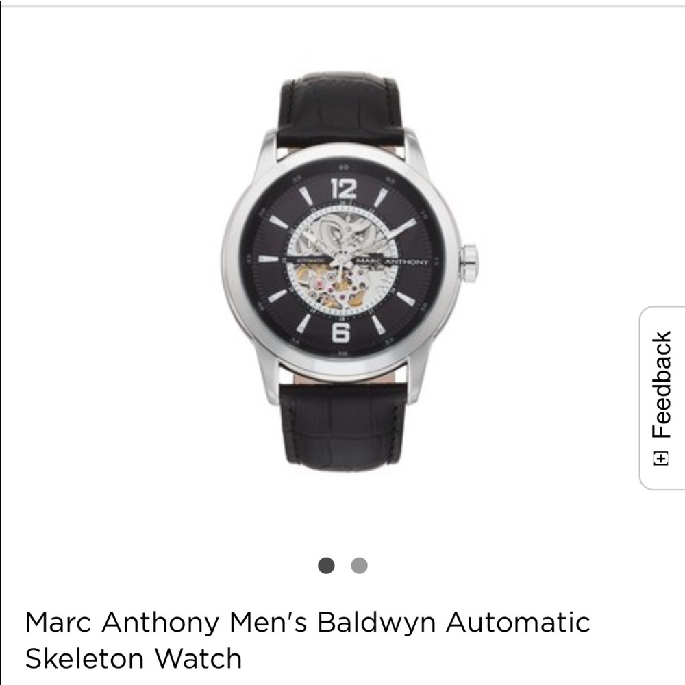 Marc Anthony Men Baldwyn Automatic Skeleton Watch